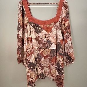 Maurice’s boho 3/4 length sleeve top
